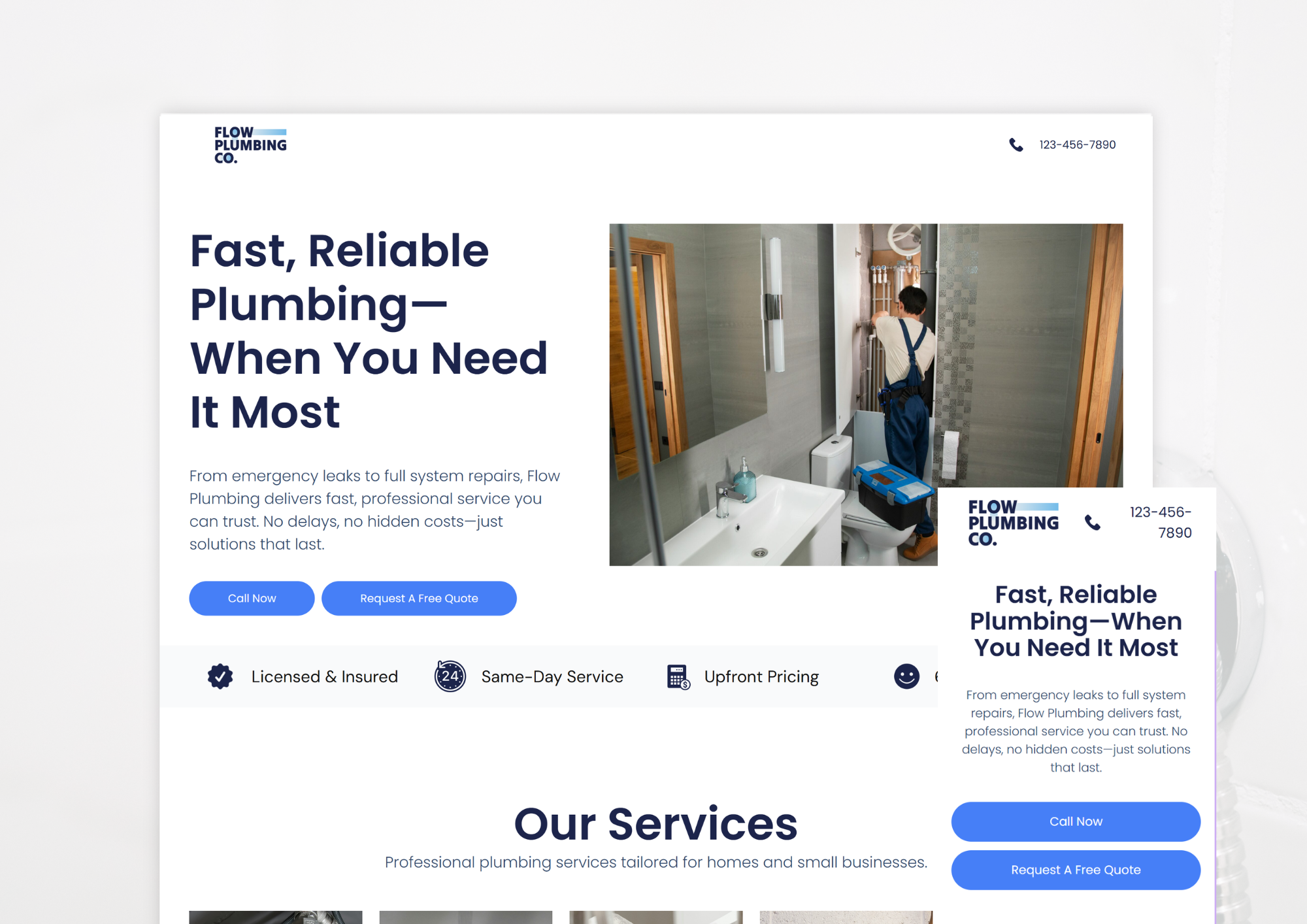 Flow Plumbing Co Project Thumbnail